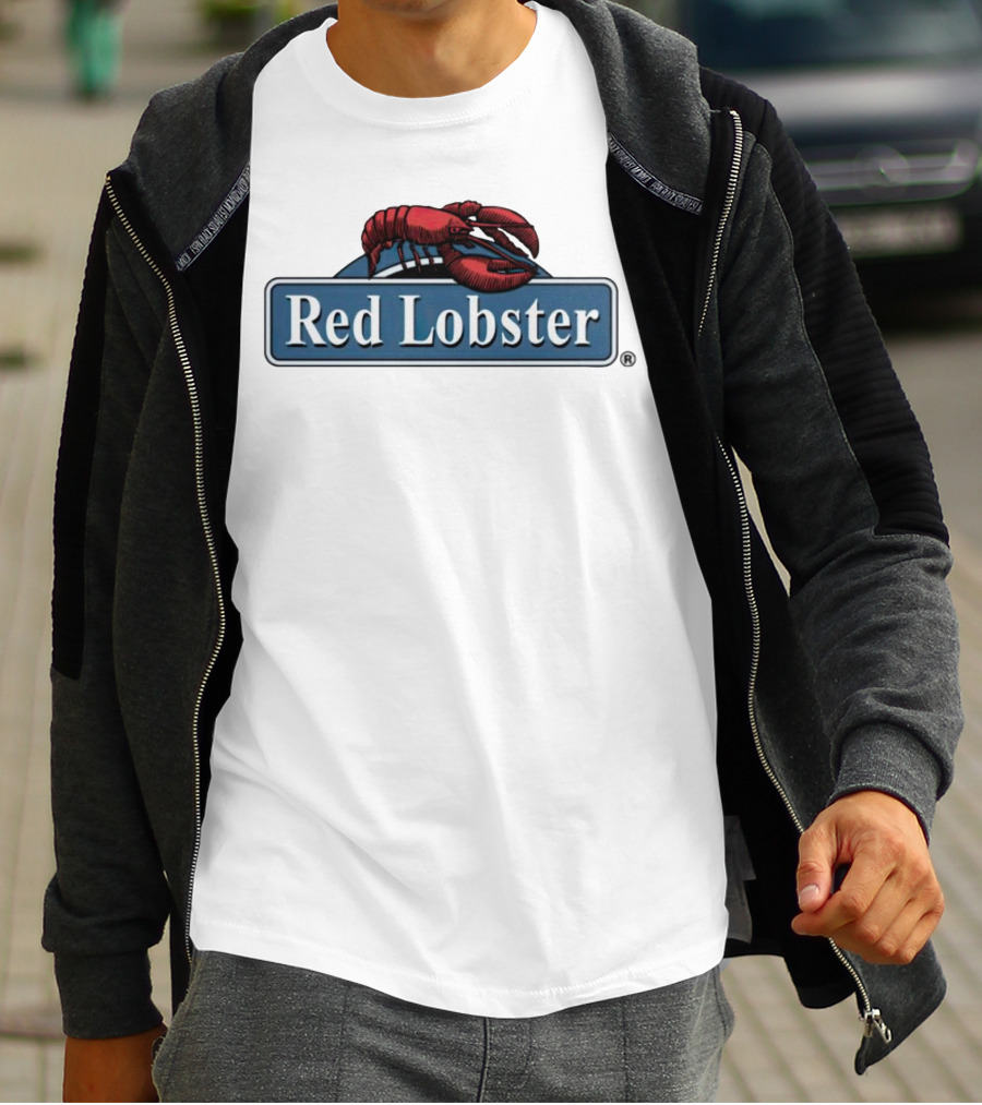 Red Lobster Seafood Restaurant Logo Emblem T-Shirt