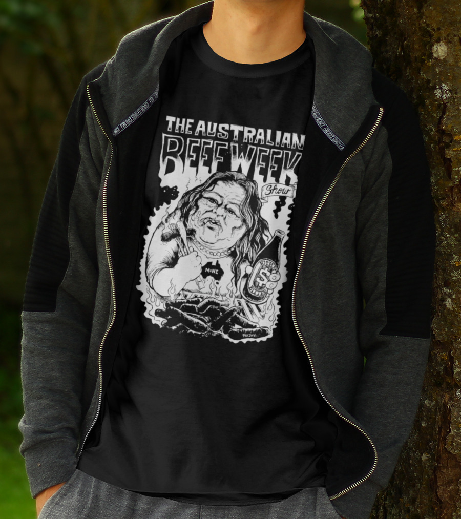 The Australian Beefweek Show Mine Beer And Sausages T-Shirt