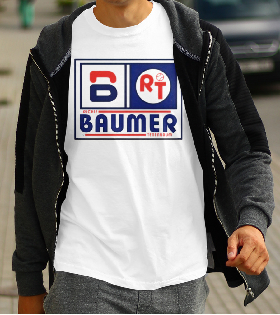 Richie Baumer Tenenbaum Tennis Emblem RT T-Shirt