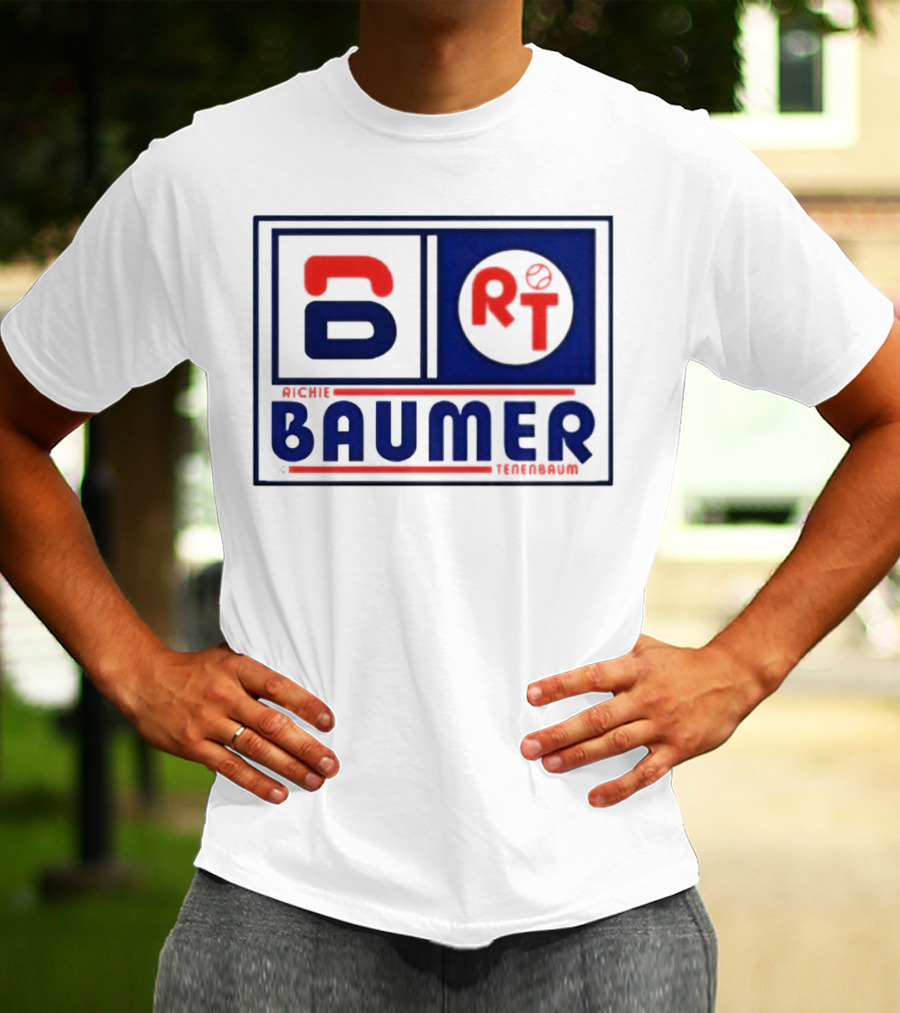 Richie Baumer Tenenbaum Tennis Emblem RT T-Shirt