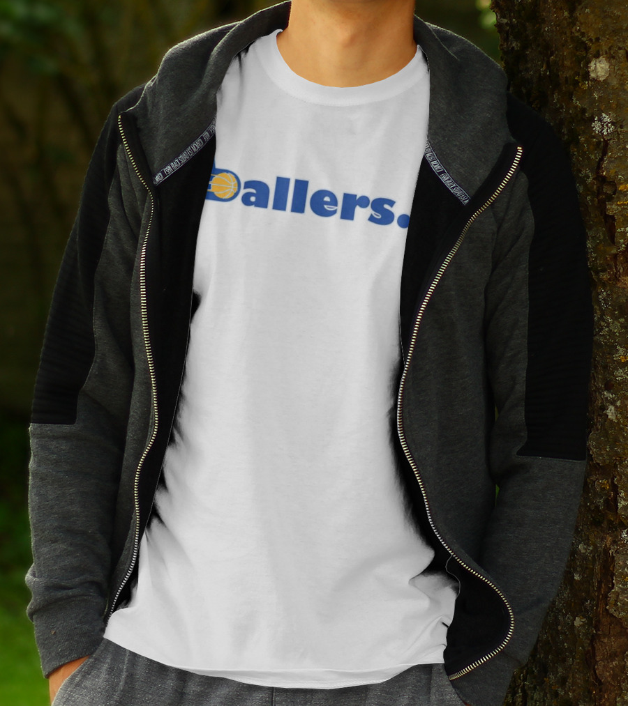 Indiana Pacers Ballers Basketball Logo-Inspired Playful T-Shirt