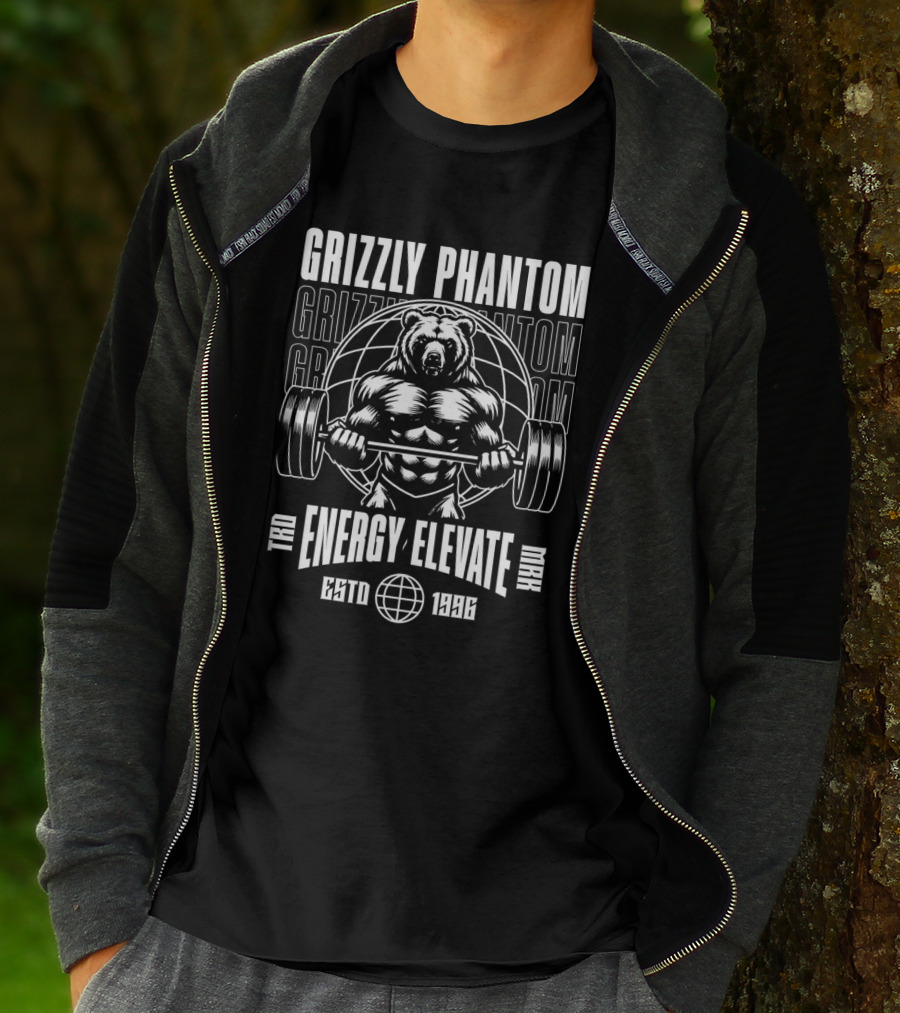 Grizzly Phantom Energy Elevate ESTD 1996 T-Shirt