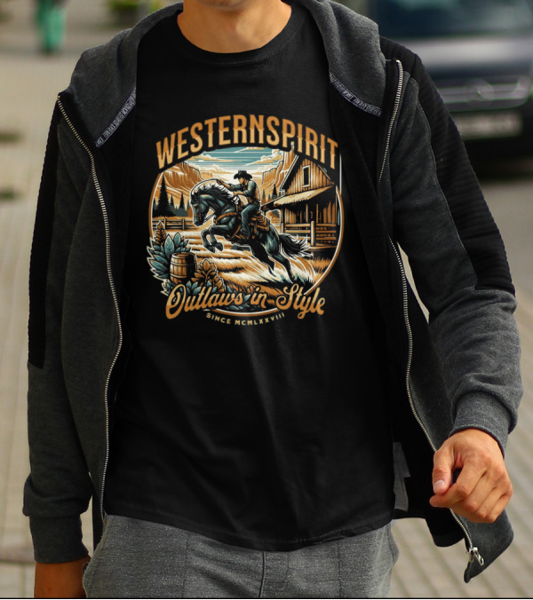 WESTERN SPIRIT OUTLAWS IN STYLE SINCE MCMLXXVIII T-Shirt