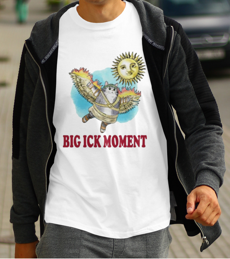 Cat Big Ick Moment Sun Wings T-Shirt