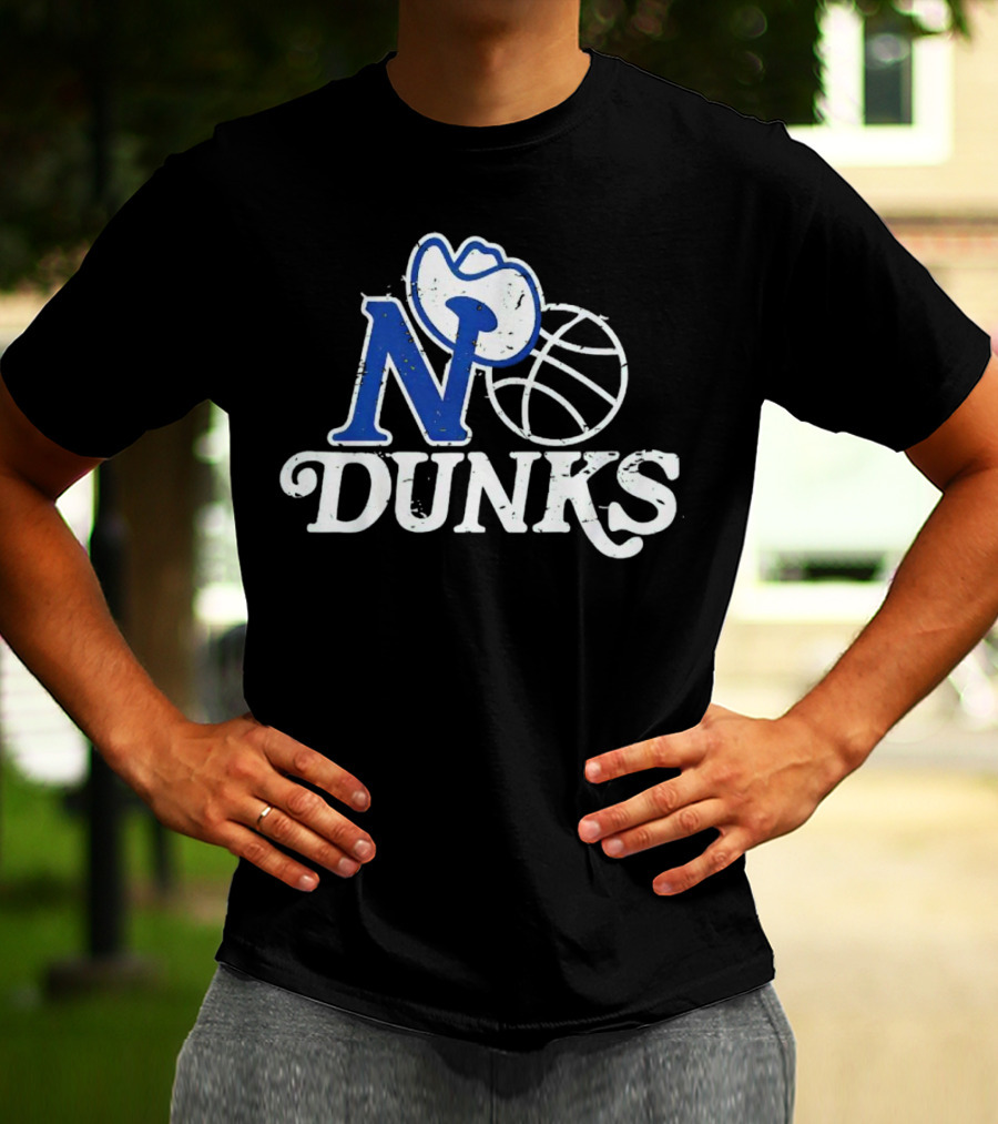 Dallas Mavericks No Dunks Cowboy Basketball T-Shirt