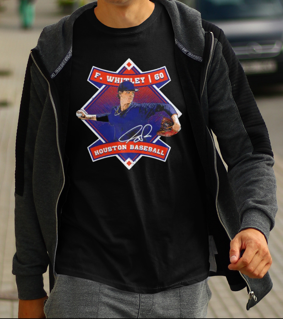 F. Whitley 60 Houston Baseball T-Shirt