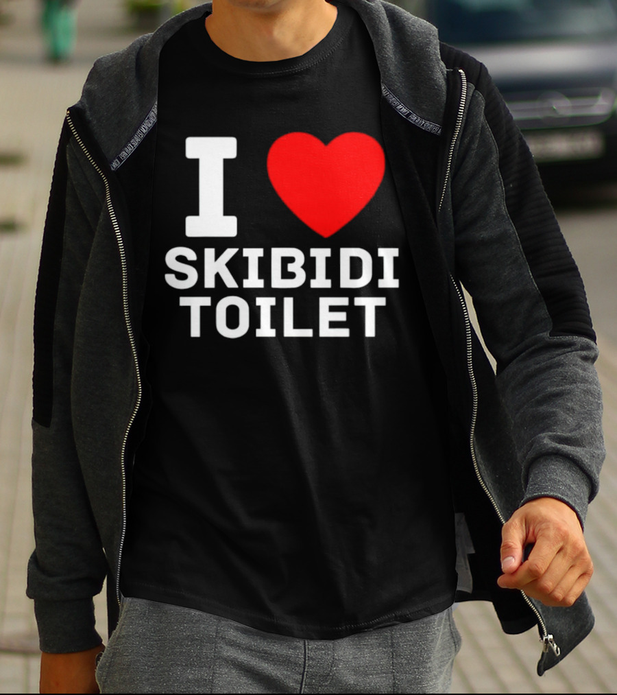 I Love Skibidi Toilet T-Shirt