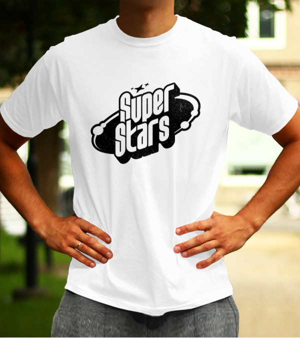 Super Stars Retro Galaxy Theme With Space Elements T-Shirt