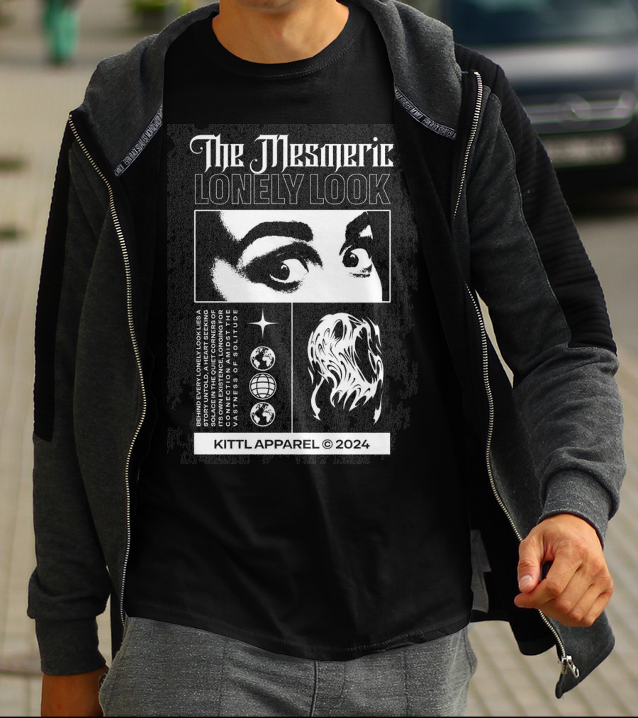 The Mesmeric Lonely Look Kittl Apparel © T-Shirt