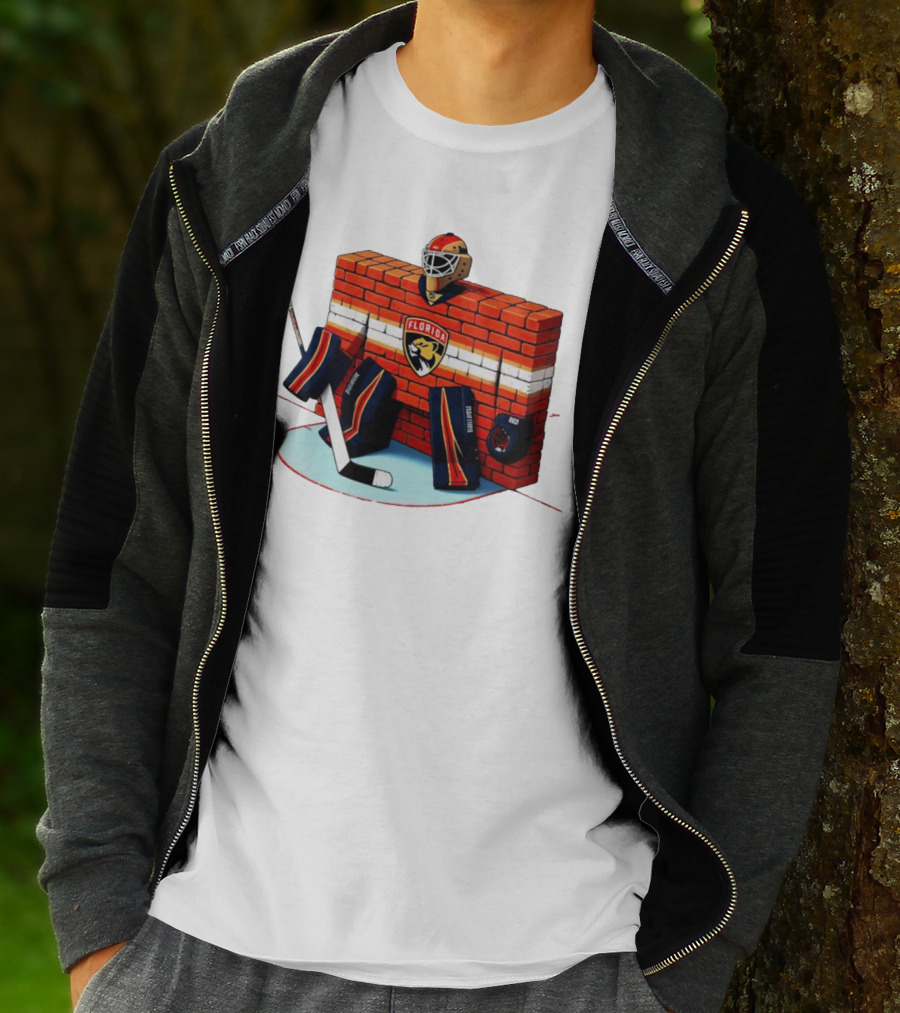 Florida Panthers Brick Wall Goalie Bod T-Shirt