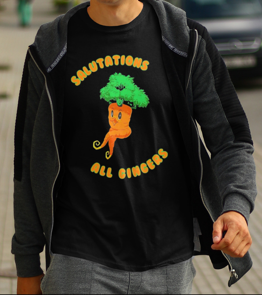 Salutations All Gingers Happy Carrot T-Shirt