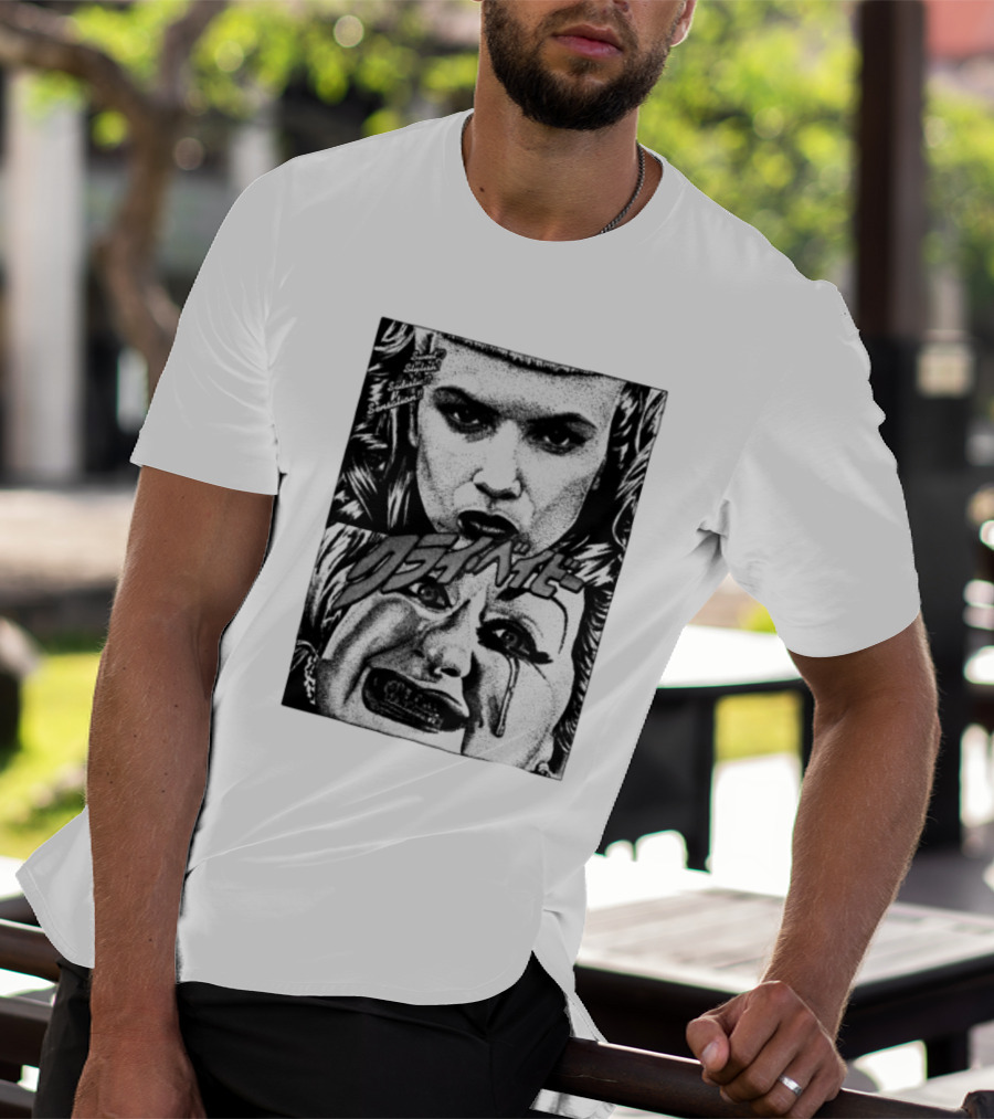 Mobshity Cry Baby John Waters Japanese Comic Style Faces T-Shirt