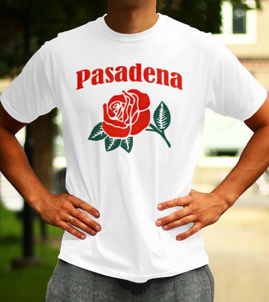 Pasadena Vintage Red Rose T-Shirt