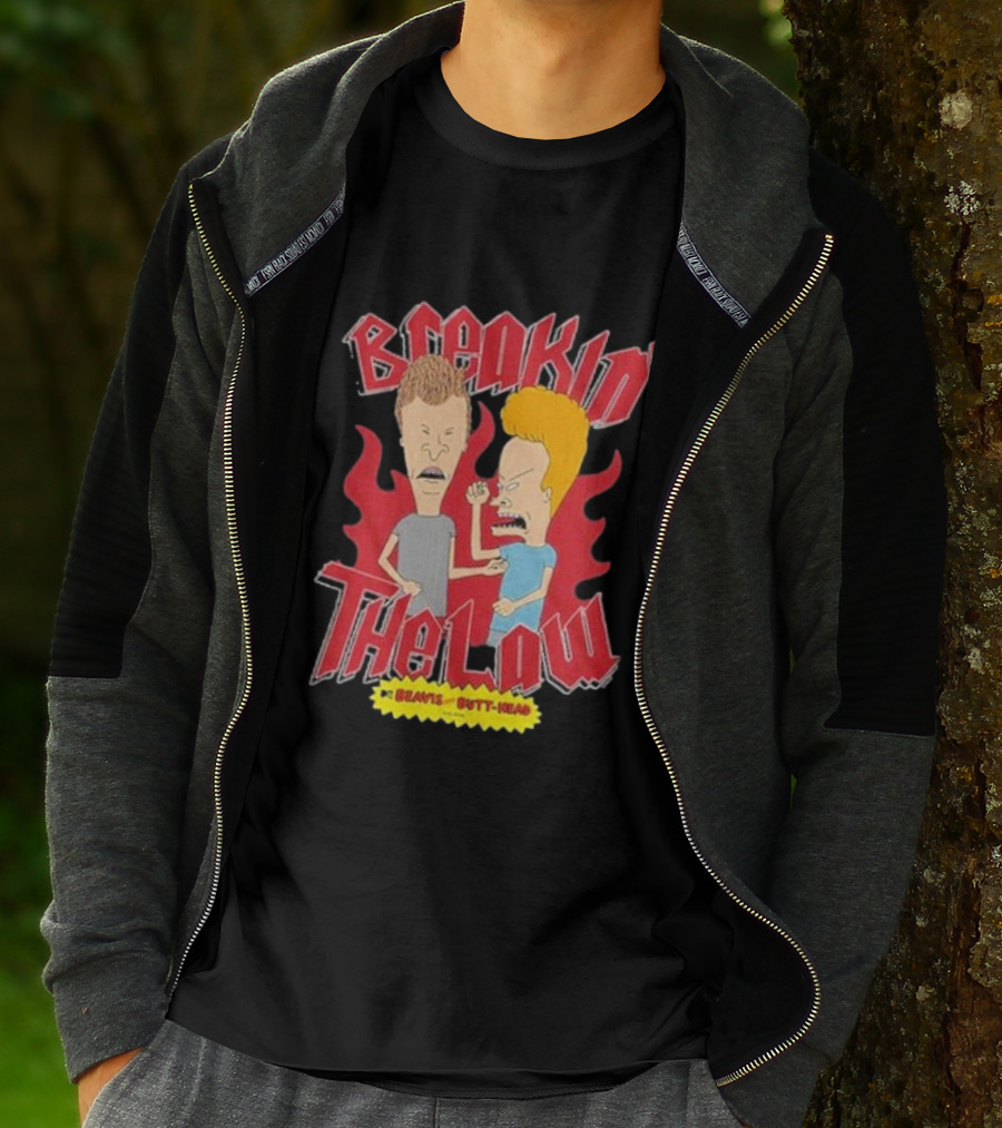Beavis And Butt-Head Breakin The Law T-Shirt