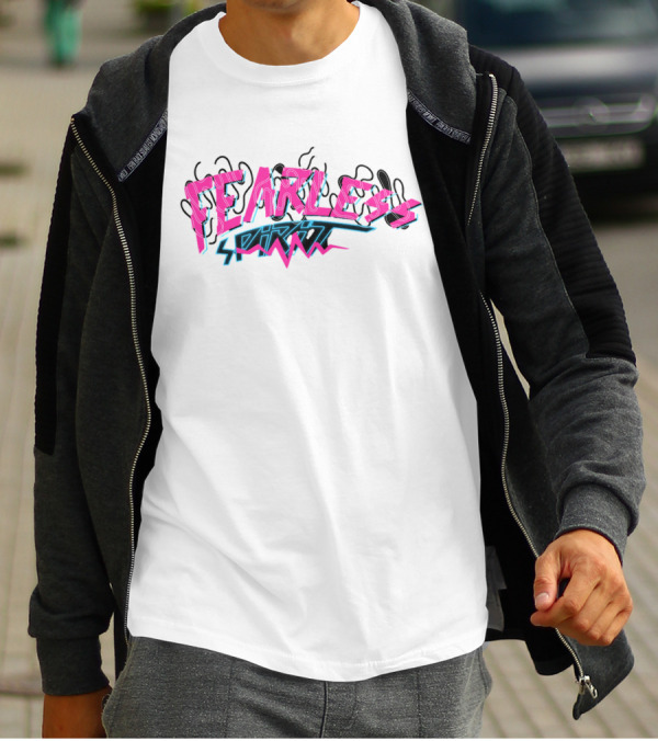 Fearless Spirit Retro Neon T-Shirt