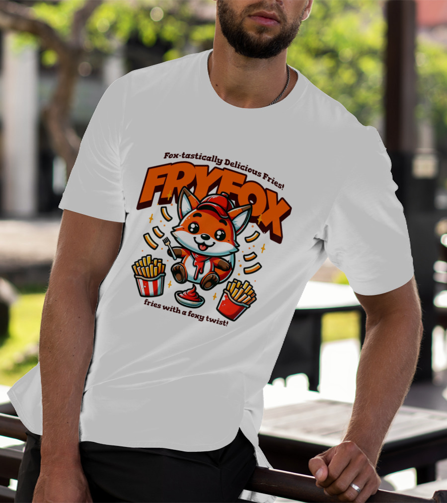 FRYFOX Fox-tastically Delicious Fries With A Foxy Twist T-Shirt