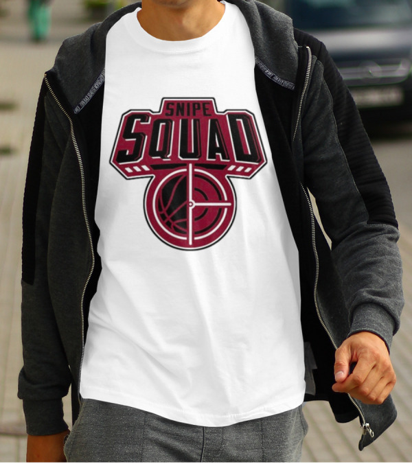 Toronto Raptors Snipe Squad Basketball Target T-Shirt