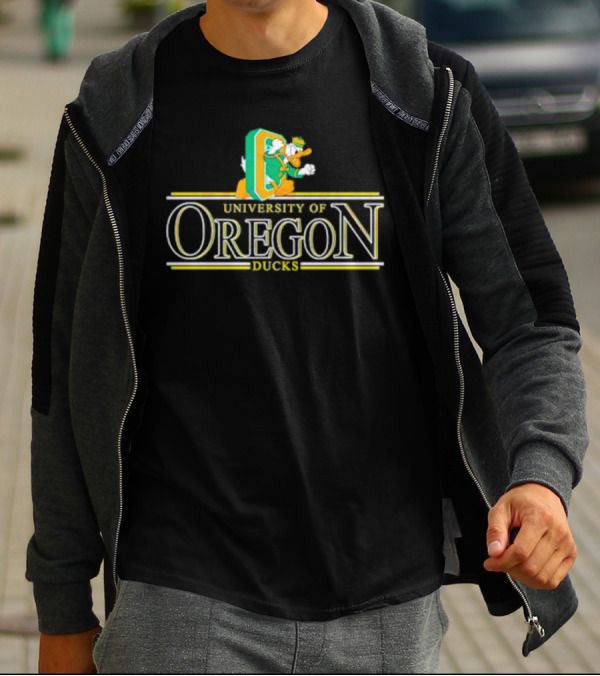 University Of Oregon Ducks Vintage 90s Iconic Mascot T-Shirt