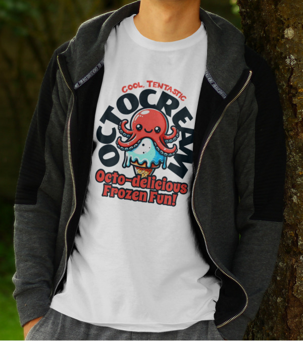 Cool Tentastic Octo-delicious Frozen Fun Octocream T-Shirt
