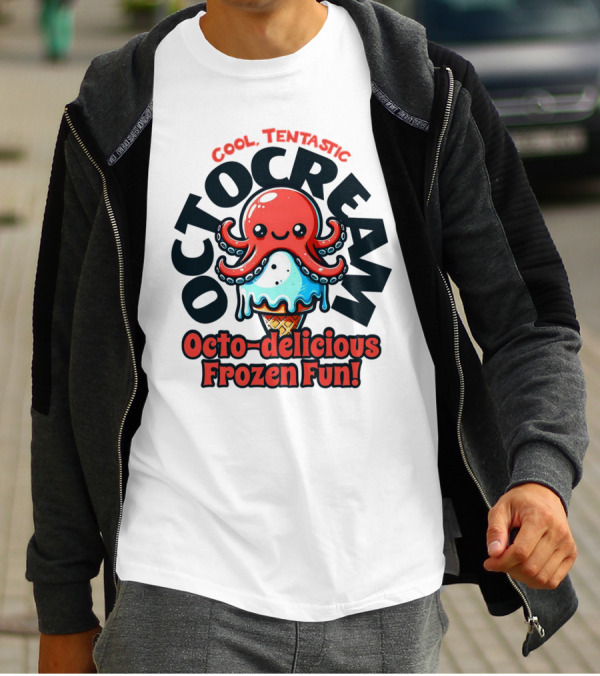 Cool Tentastic Octo-delicious Frozen Fun Octocream T-Shirt