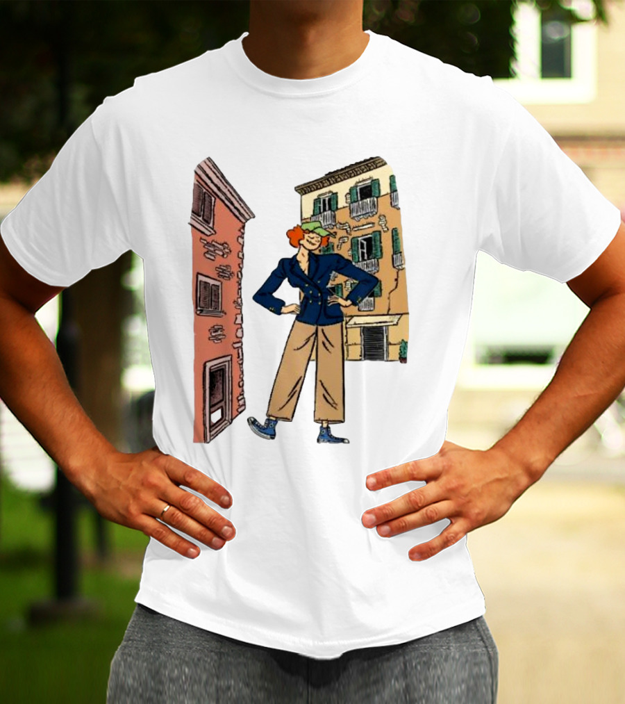 Dick Carroll X Roy Roger’s Positano Chic Casual Stroll T-Shirt