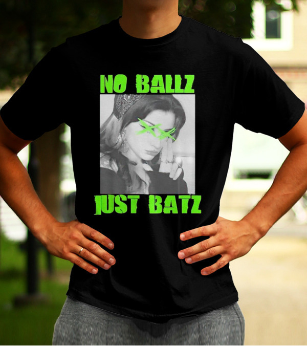 No Ballz Just Batz Bandana Girl Green X Eyes T-Shirt