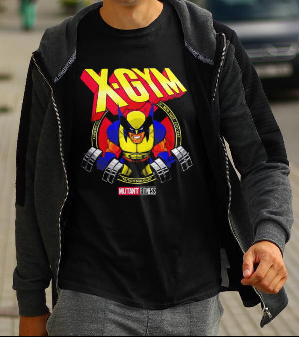 X-Gym Mutant Fitness Mutatis Mutandis Xavier N.Y. Wolverine T-Shirt