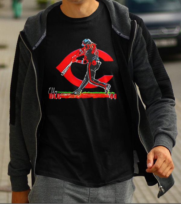 Elly De La Cruz DLC Cincinnati Reds 44 Baseball Player T-Shirt