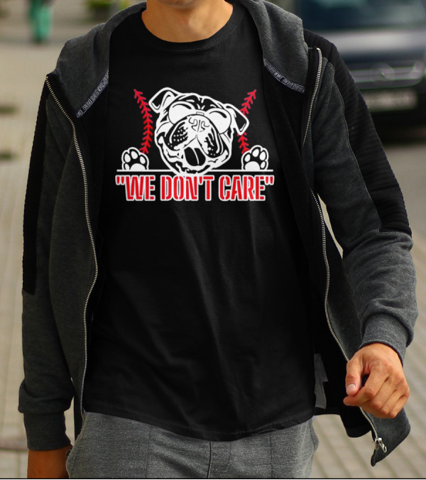 Louisiana Tech Bulldogs We Don’t Care Bulldog Mascot T-Shirt
