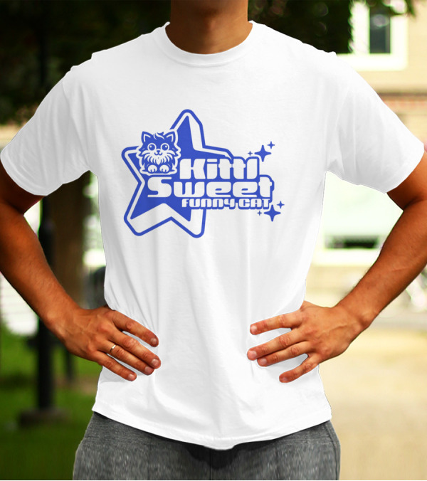 Kitti Sweet Funny Y2K Cat Star T-Shirt