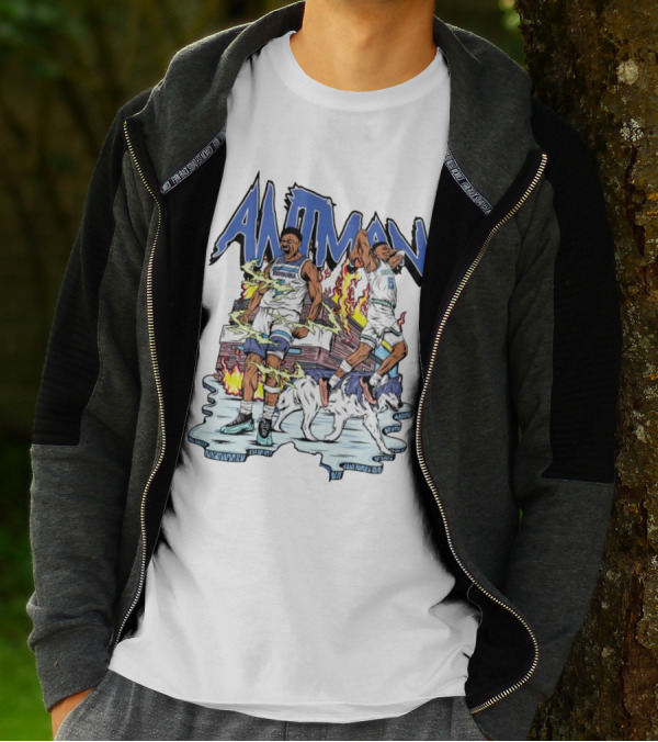 ANTMAN Basketball Wolves Dynamic Duo On The Court T-Shirt