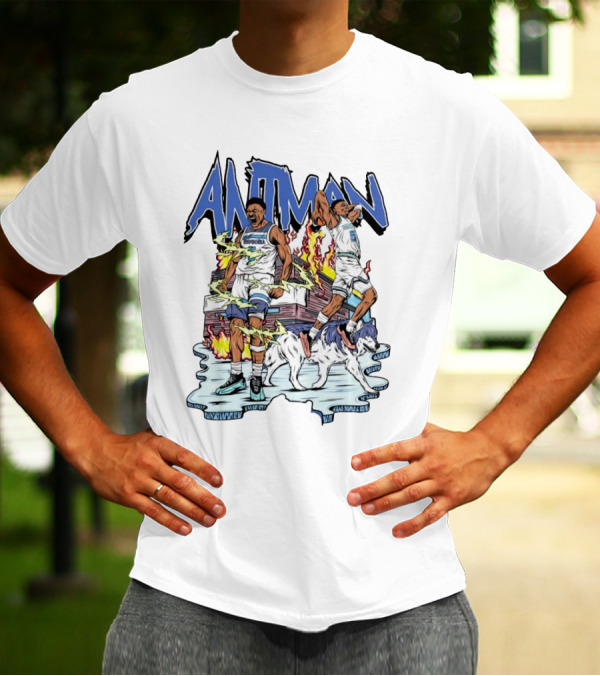ANTMAN Basketball Wolves Dynamic Duo On The Court T-Shirt