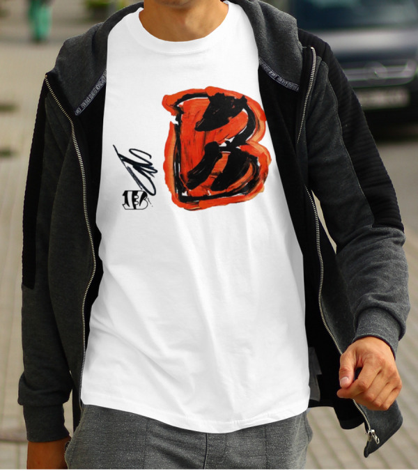 Rookies Cincinnati Bengals Bold Orange B T-Shirt