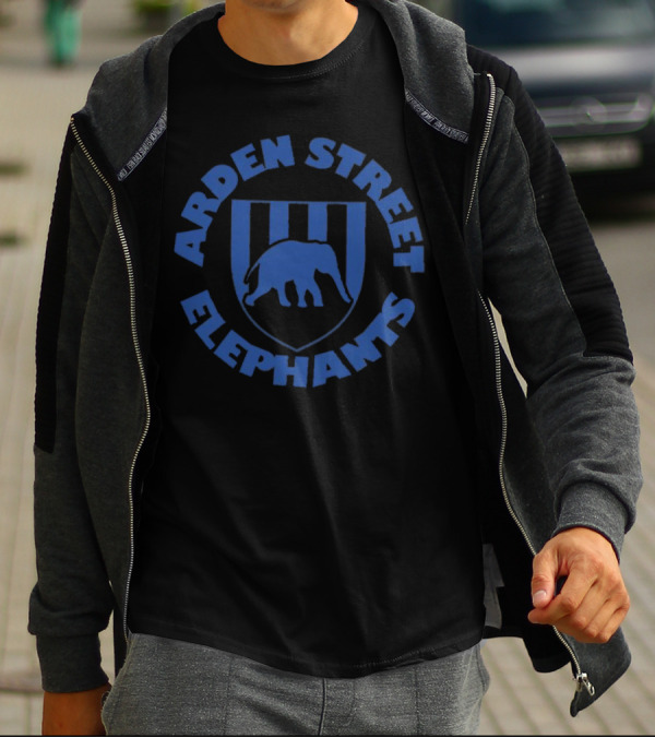 Arden Street Elephants Blue Emblem T-Shirt