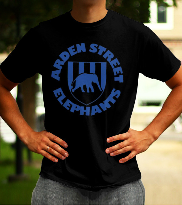 Arden Street Elephants Blue Emblem T-Shirt