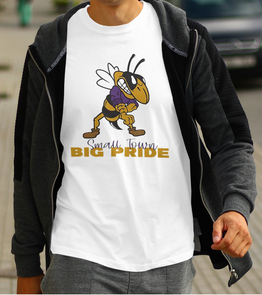 Small Town Big Pride Bee Mascot T-Shirt