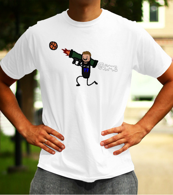 Dallas Mavericks Luka Doncic Bazooka Doncic Cartoon Basketball Action T-Shirt