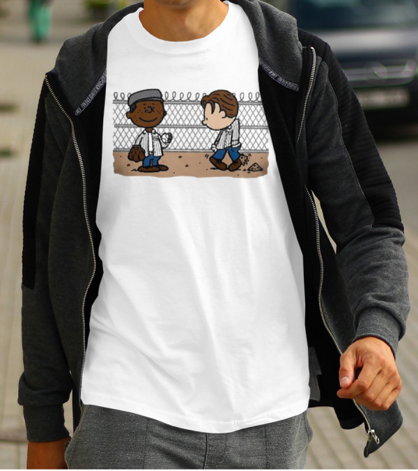 Red And Andy Yard Pals The Shawshank Redemption Peanuts Cartoon Crossover T-Shirt