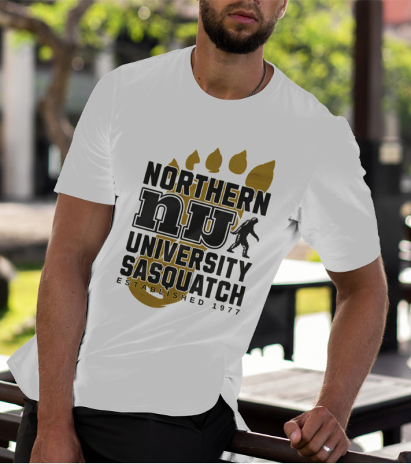 Northern University Sasquatch NU Established 1977 T-Shirt