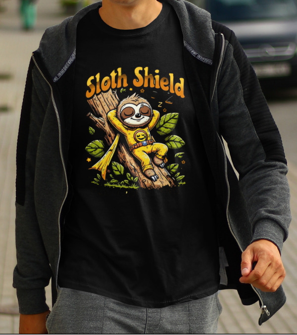 Sloth Shield Protector Of The Trees T-Shirt