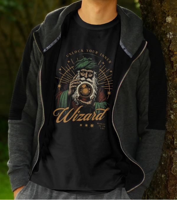 Unlock Your Inner Wizard Magic Is In You Vintage Mystic T-Shirt