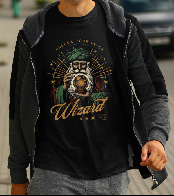 Unlock Your Inner Wizard Magic Is In You Vintage Mystic T-Shirt