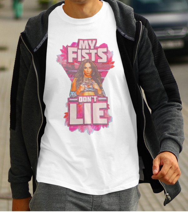 Lola Vice My Fists Don’t Lie Teal T-Shirt