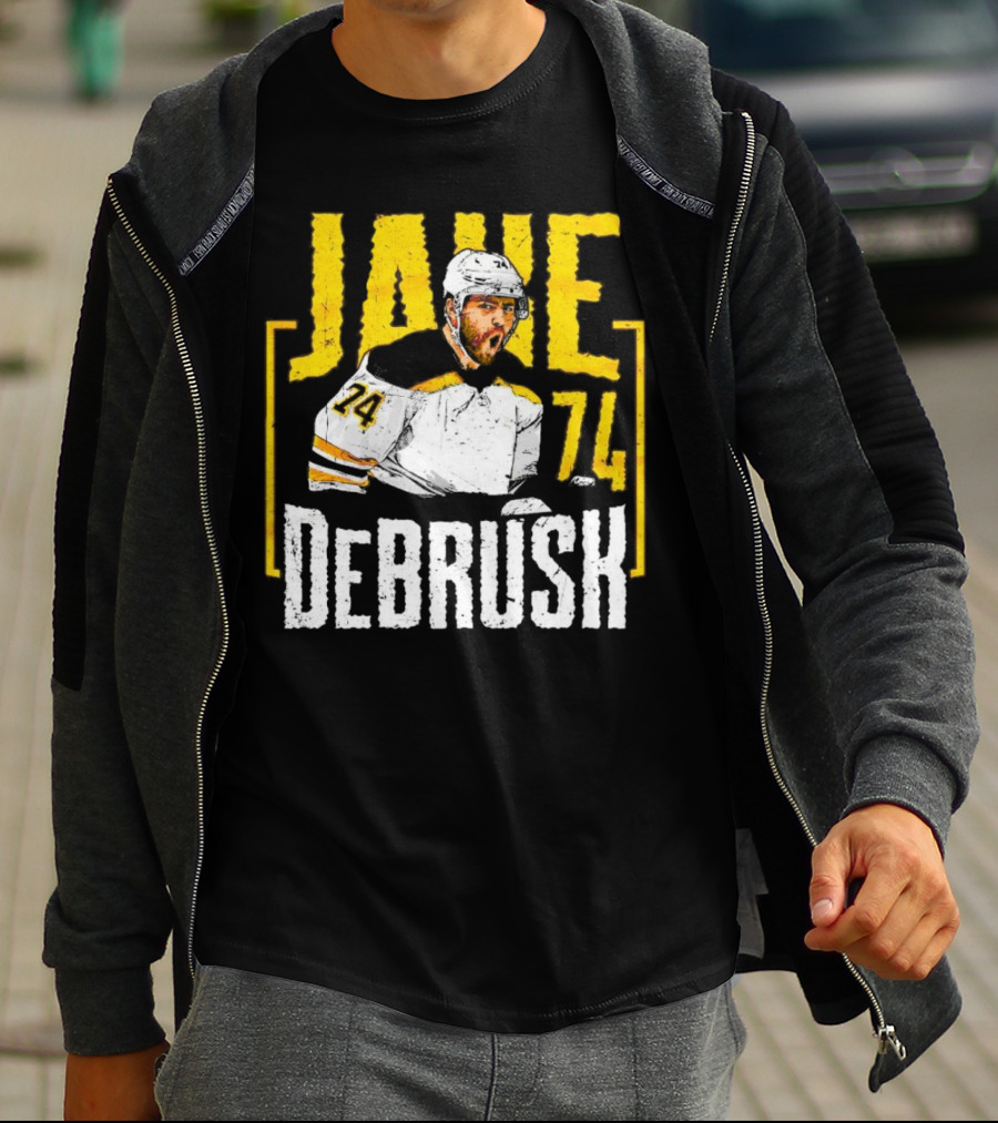 Jake DeBrusk 74 Boston Hockey Player T-Shirt