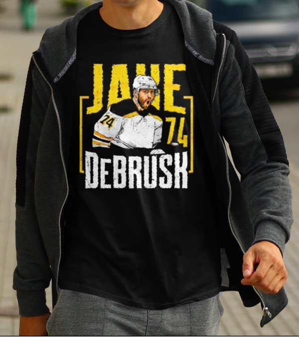 Jake DeBrusk 74 Boston Hockey Player T-Shirt