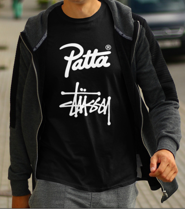 Patta Stüssy Collaboration Logo T-Shirt