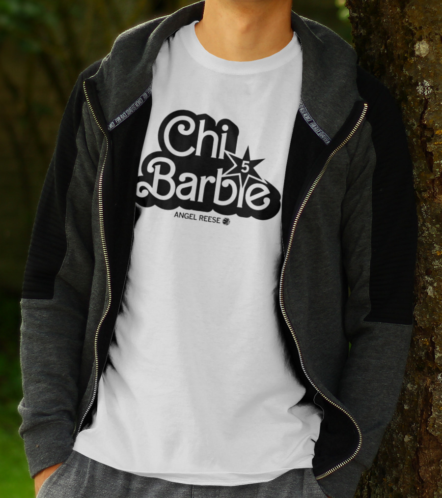 ChiBarbie Angel Reese Chicago Sky 5 Star T-Shirt