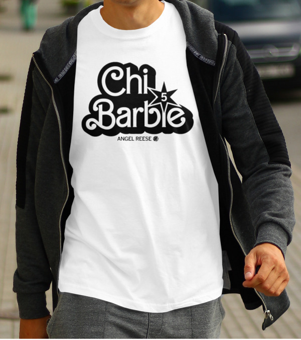 ChiBarbie Angel Reese Chicago Sky 5 Star T-Shirt