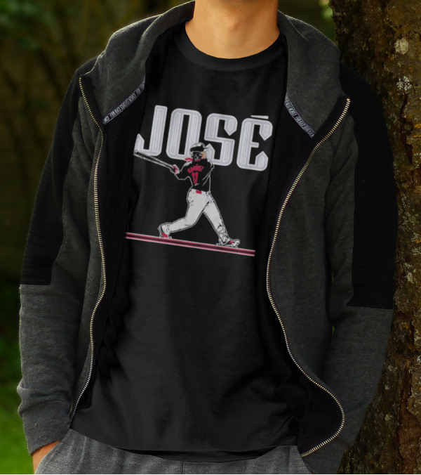 José Baseball Ramirez Slugger Swing T-Shirt