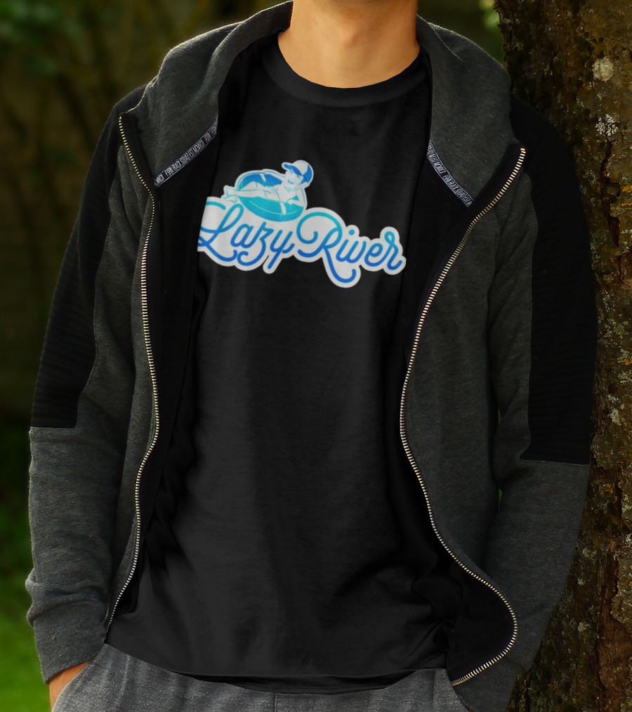 Lazy River Float Chill Relaxation Cartoon T-Shirt